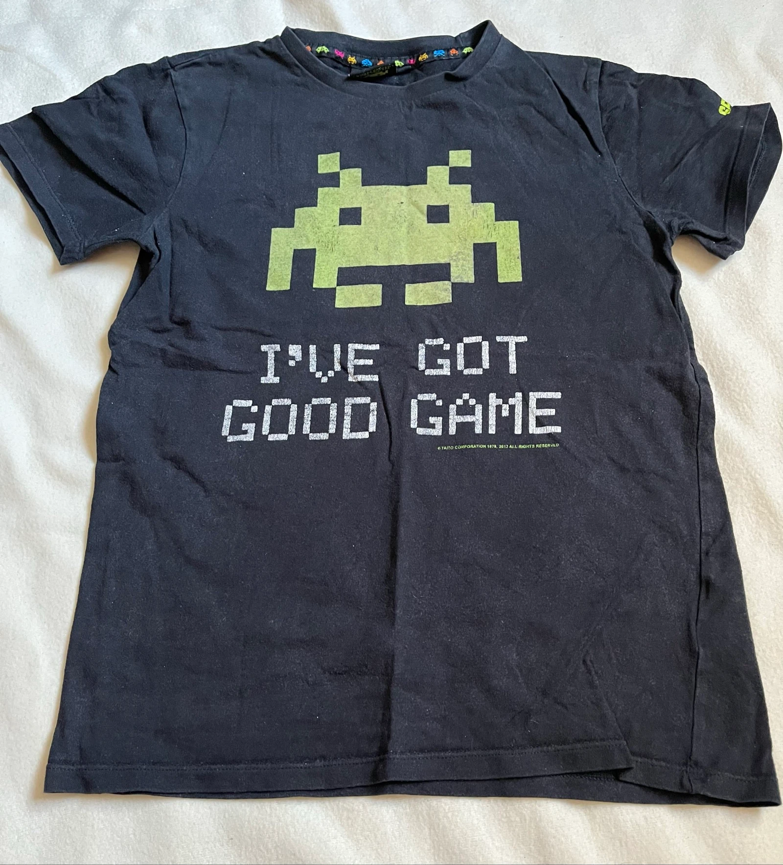 T-shirt space invaders 14 ans